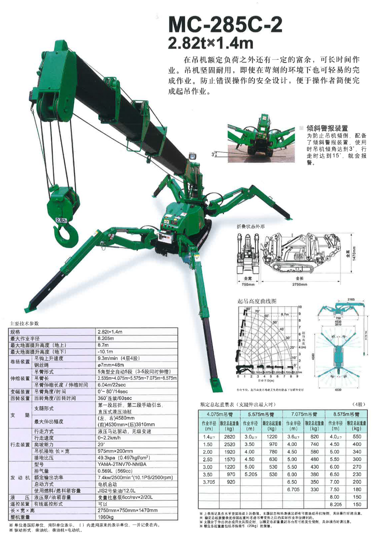 Mini吊機MC285C-2